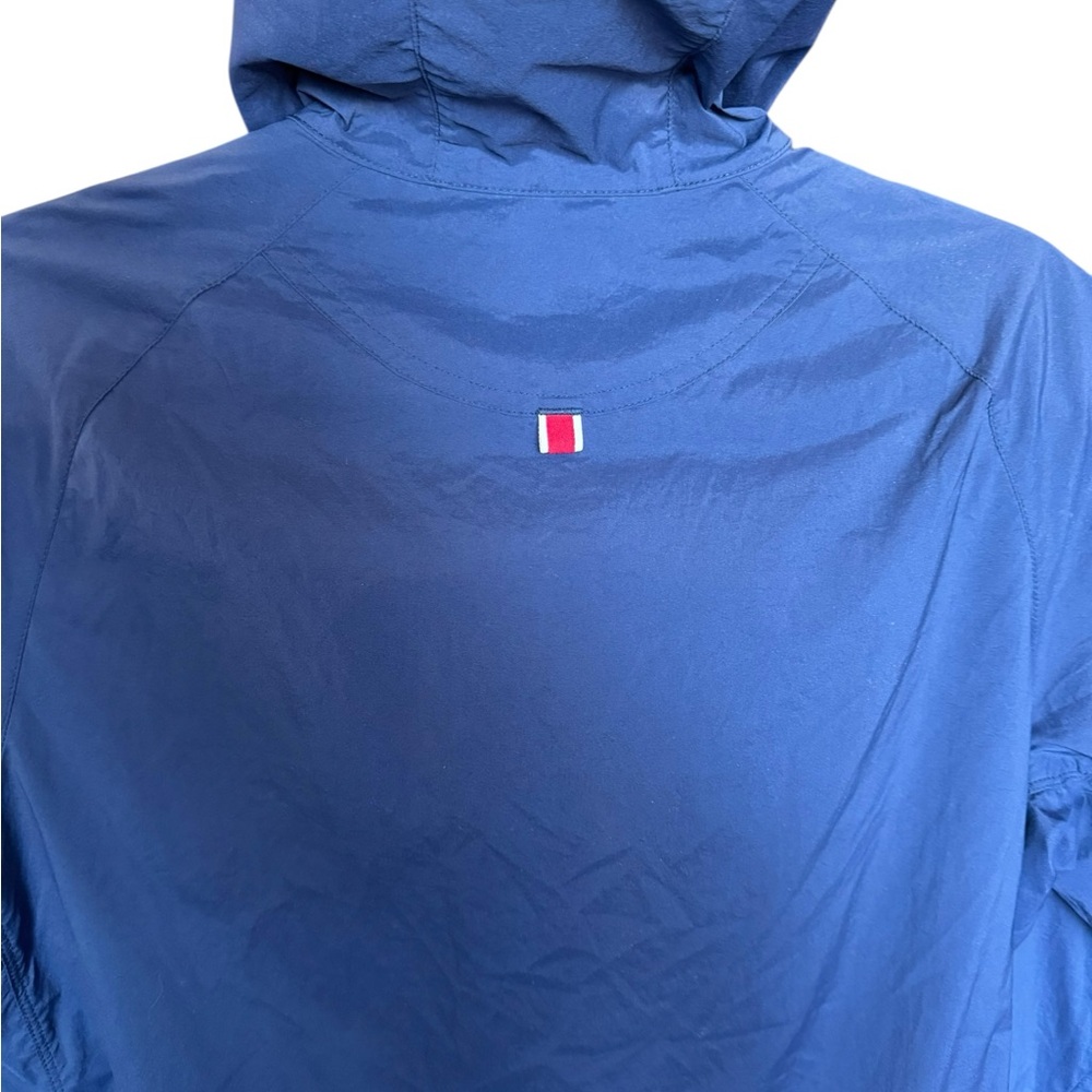 Tracksmith Blue Lightweight Running Jacket Hooded… - image 4